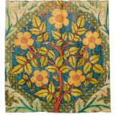 ウィリアム・モリスバラリース:クラシックアーツ&クラフツ シャワーカーテン (正面)