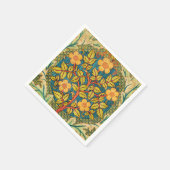 ウィリアム・モリスバラリース:クラシックアーツ&クラフツ スタンダードカクテルナプキン (角)