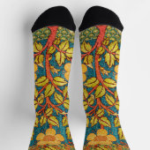 ウィリアム・モリスバラリース:クラシックアーツ&クラフツ ソックス (上部)