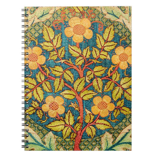 ウィリアム・モリスバラリース:クラシックアーツ&クラフツ ノートブック (正面)