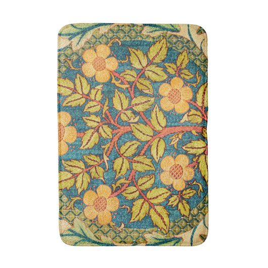 ウィリアム・モリスバラリース:クラシックアーツ&クラフツ バスマット (正面縦)