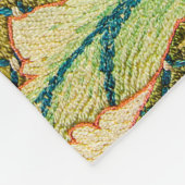 ウィリアム・モリスバラリース:クラシックアーツ&クラフツ フリースブランケット (角)