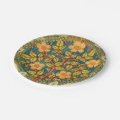 ウィリアム・モリスバラリース:クラシックアーツ&クラフツ ペーパープレート (アングル)