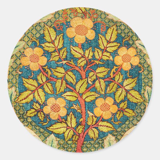 ウィリアム・モリスバラリース:クラシックアーツ&クラフツ ラウンドシール (正面)