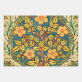 ウィリアム・モリスバラリース:クラシックアーツ&クラフツ ラッピングペーパーシート (正面)