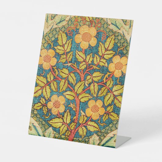 ウィリアム・モリスバラリース:クラシックアーツ&クラフツ 台座サイン (正面)