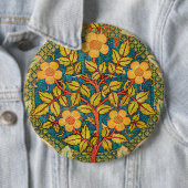 ウィリアム・モリスバラリース:クラシックアーツ&クラフツ 缶バッジ (インサイチュ)