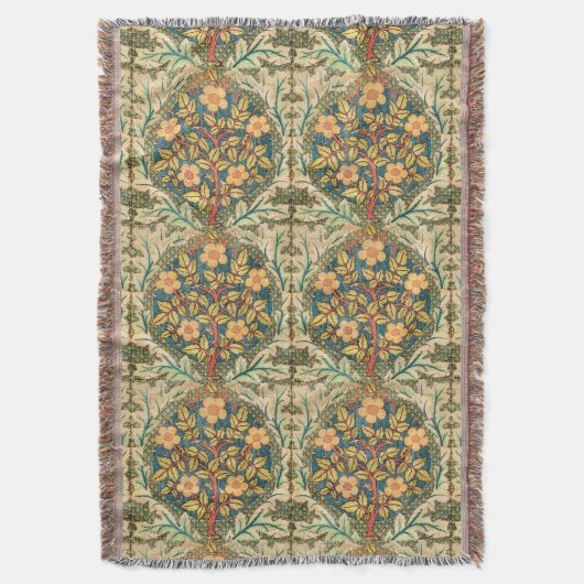 ウィリアム・モリスバラリース（タイル） スローブランケット (正面縦)