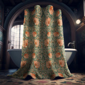 ウィリアム・モリスパンペネルダスティーバラ&セージ・グリーン シャワーカーテン