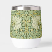 ウィリアム・モリスパーペネルフローラブルー壁紙 (背面)