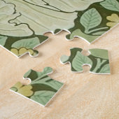 ウィリアム・モリスパーペネルフローラブルー壁紙 ジグソーパズル (側面)