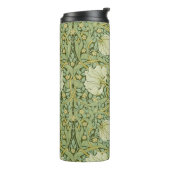 ウィリアム・モリスパーペネルフローラブルー壁紙 タンブラー (回転左)