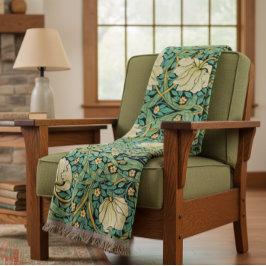 ウィリアム・モリスパーペネルミッションスタイル スローブランケット