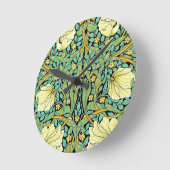 ウィリアム・モリスパーペネルミッションスタイル ラウンド壁時計 (傾斜)