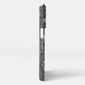 ウィリアム・モリスパーペネルヴィンテージパターンiPhone Ca iPhoneケース (右側面)