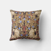 ウィリアム・モリスパーペネルヴィンテージフローラ クッション (裏面)