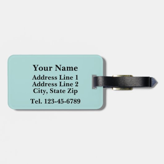 ウィリアム・モリスパーペネルヴィンテージフローラ ラゲッジタグ (裏面横)