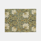 ウィリアム・モリスパーペネルヴィンテージプレラファエリート フリースブランケット (正面(横))