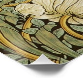 ウィリアム・モリスパーペネルヴィンテージプレラファエリート ポスター (コーナー)