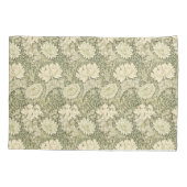 ウィリアム・モリスフローラエレガンス金ゴールド&グリーン 枕カバー (裏面-左)