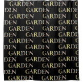 ウィリアム・モリスフローラガーデンモットアンドフレーム シャワーカーテン (正面)