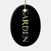 ウィリアム・モリスフローラガーデンモットアンドフレーム セラミックオーナメント (正面)