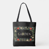 ウィリアム・モリスフローラガーデンモットアンドフレーム トートバッグ (裏面)