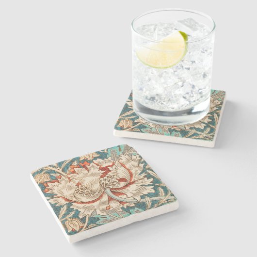 ウィリアム・モリスフローラコースター ストーンコースター (横)