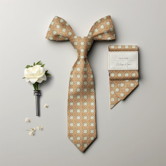 ウィリアム・モリスフローラゴールデンスターメンズ ネクタイ