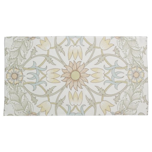 ウィリアム・モリスフローラピラロケースズキング 枕カバー (正面右)