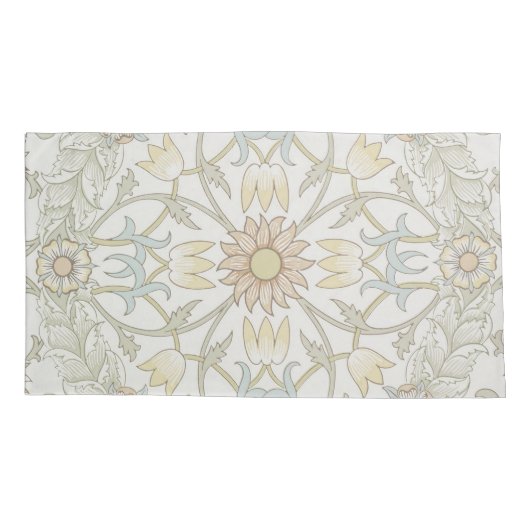 ウィリアム・モリスフローラピラロケースズキング 枕カバー (裏面-左)