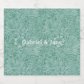 ウィリアム・モリスフローラ壁紙 スパークリングワインラベル (シングルラベル)