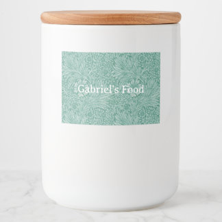 ウィリアム・モリスフローラ壁紙 フードラベル