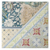 ウィリアム・モリスフローラ職人エラコラージュ右 タイル (正面)