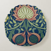 ウィリアム・モリスペルシャ人のクッション ラウンドクッション (正面)