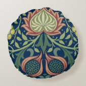 ウィリアム・モリスペルシャ人のクッション ラウンドクッション (裏面)