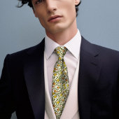 ウィリアム・モリスポメグラナートレモン黄色の果実 ネクタイ