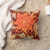 ウィリアム・モリスマリゴールドヴィンテージフローラ クッション (ブランケット)