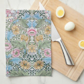 ウィリアム・モリスミルテの花の台所ふきん キッチンタオル (四つ折り)