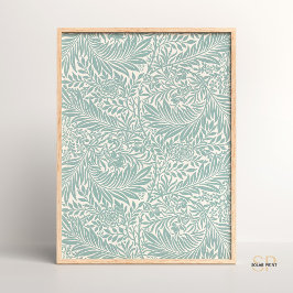 ウィリアム・モリスラークスパー自然フローラヴィンテージアート ポスター