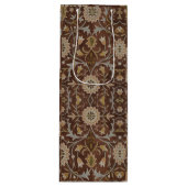 ウィリアム・モリスリトルフラワーカーペット ワインギフトバッグ (正面)