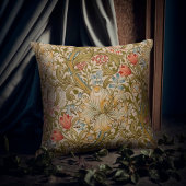 ウィリアム・モリスリリーアールヌーボーフローラルパターン クッション