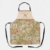 ウィリアム・モリスリリーアールヌーボーフローラ エプロン (正面)