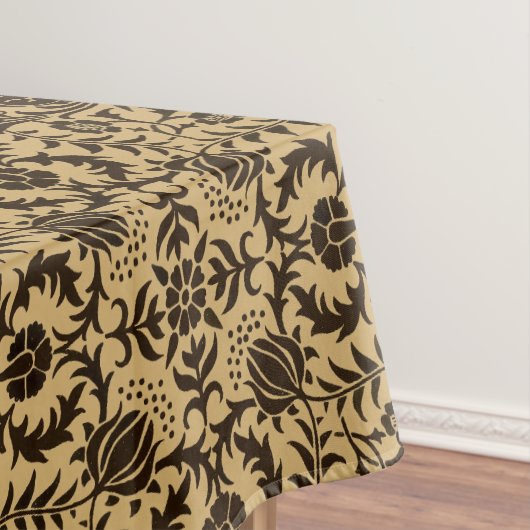 ウィリアム・モリスヴィンテージつる植物フローラルパターン テーブルクロス (インサイチュ)