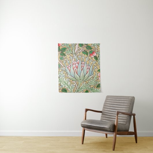 ウィリアム・モリスヴィンテージアーティチョークフローラ タペストリー (インサイチュ)