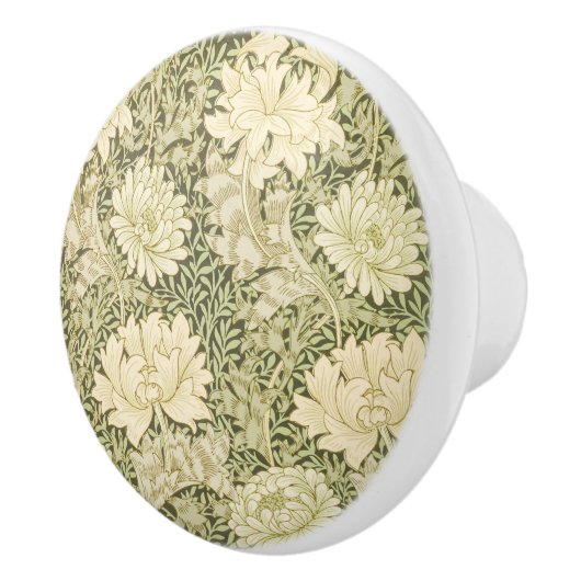 ウィリアム・モリスヴィンテージエレガントフローラセラミックノブ セラミックノブ (右)