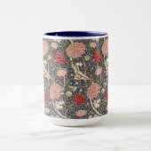ウィリアム・モリスヴィンテージクレフローラルパターン マグカップ (中央)