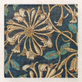 ウィリアム・モリスヴィンテージハニーサックル ガラスコースター