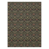 ウィリアム・モリスヴィンテージバラとリリー・パターン テーブルクロス (正面)