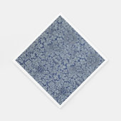 ウィリアム・モリスヴィンテージパターン鳥とアネモン スタンダードランチョンナプキン (角)